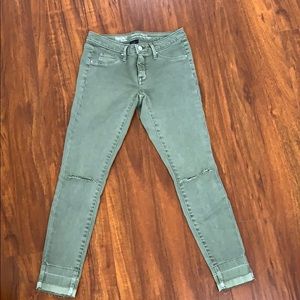 Light green jeggings
